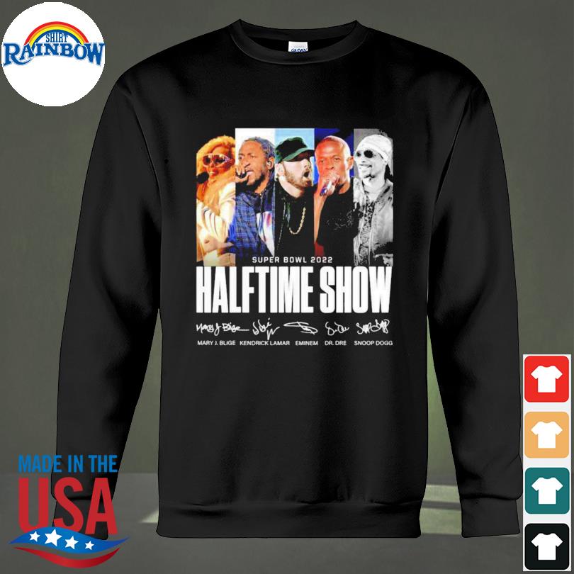 Super Bowl 2022 Halftime Show signatures shirt, hoodie, sweater, long  sleeve and tank top