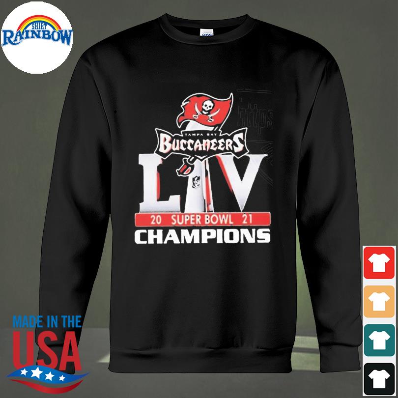 Tampa Bay Buccaneers 2021 2022 Super Bowl LV New Design T-Shirt