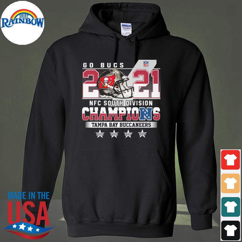 Tampa Bay Buccaneers 2021 Nfc south division champions go bucs shirt,  hoodie, longsleeve tee, sweater