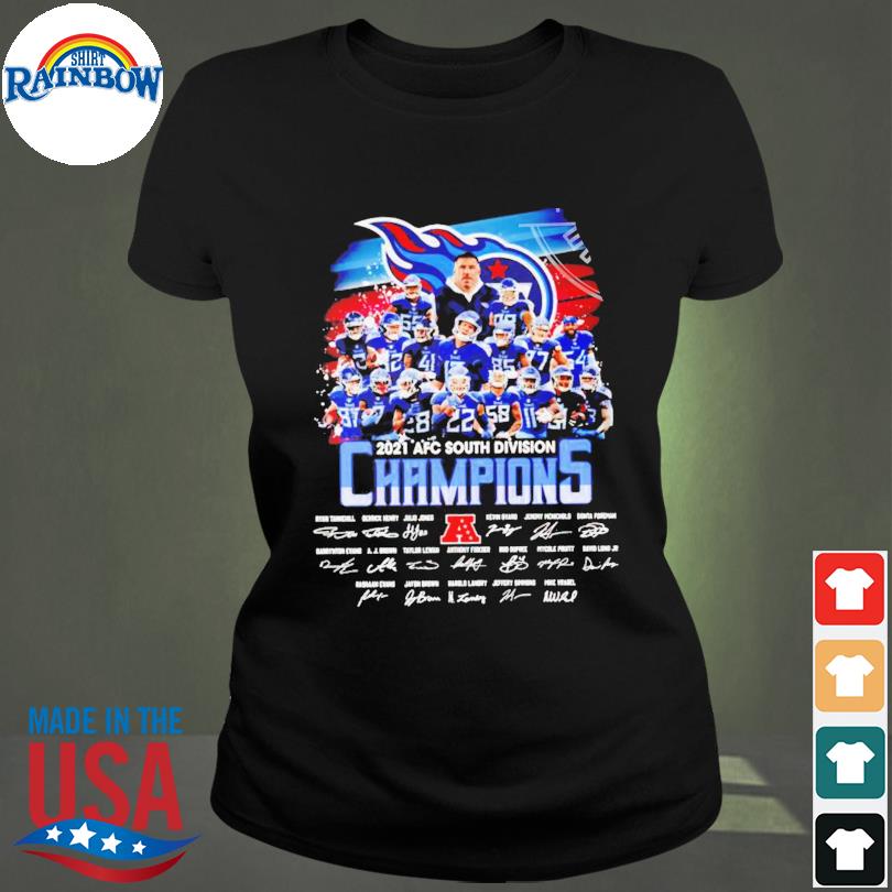 Tennessee Titans Afc South Division Champions 2021 T-Shirt