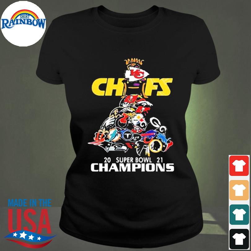 The Chiefs for all team football 2021 super bowl champions shirt, hoodie,  sweater, long sleeve and tank top