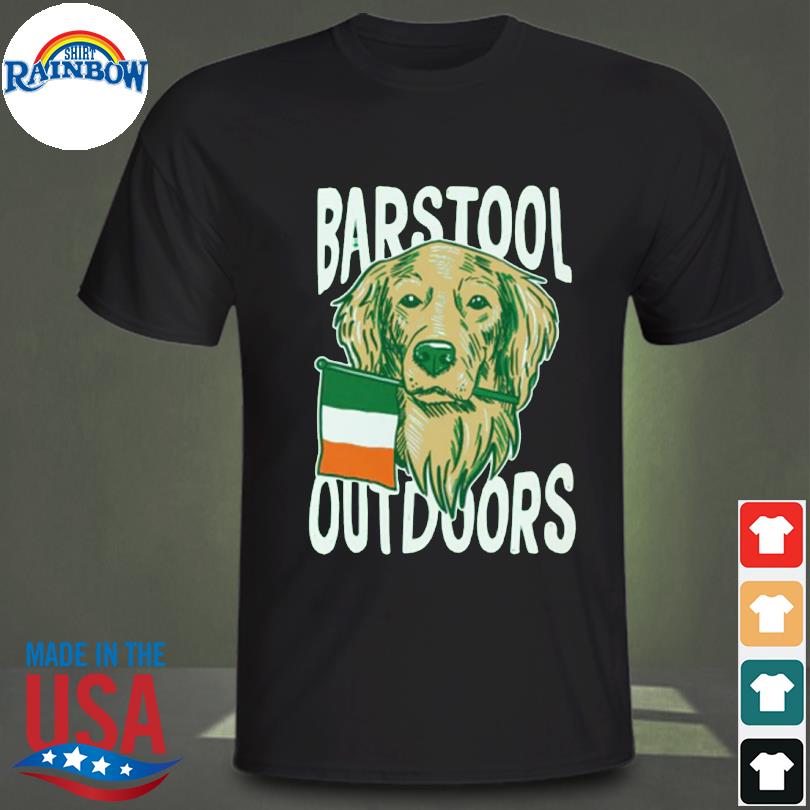 Barstool Outdoors Dog Ireland flag T-shirt – Emilytees – Shop