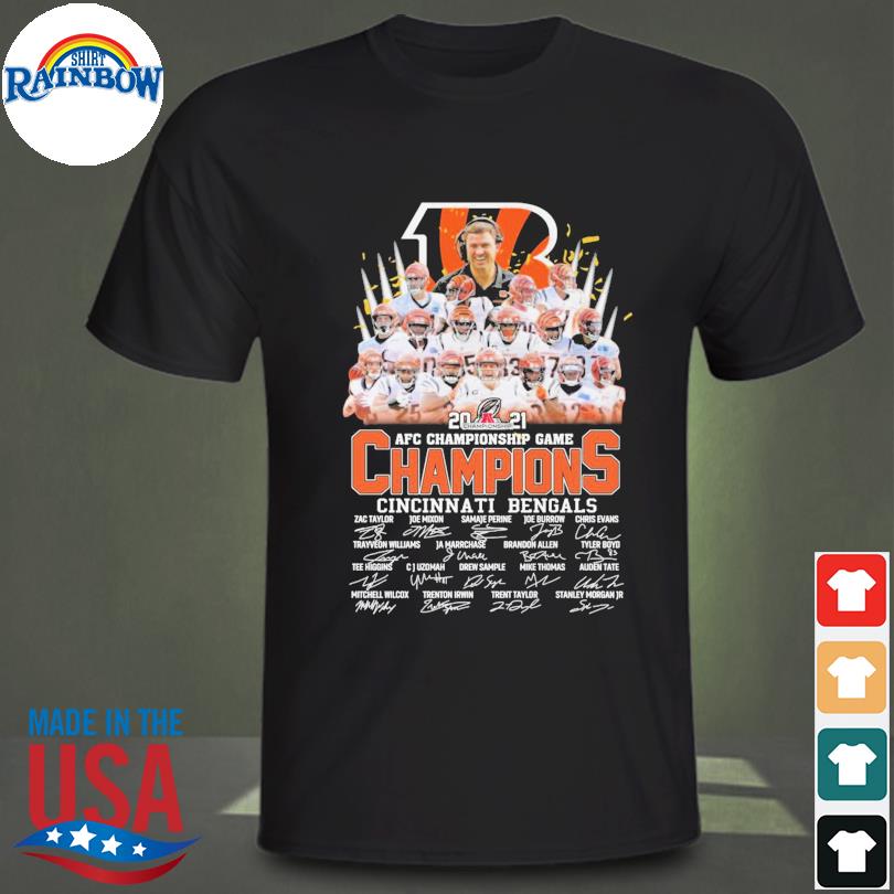 Cincinnati Bengals 2021 AFC Champions shirt, hoodie, sweater, long