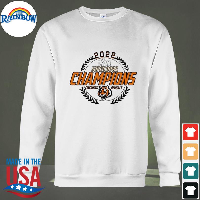 Cincinnati bengals 2022 nfl super bowl champions shirt, hoodie, sweater,  long sleeve and tank top