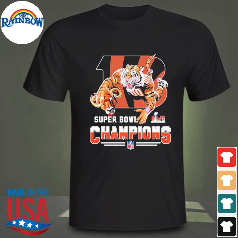 Cincinnati Bengals Super Bowl LVI Champions 2021 2022 signatures shirt,  hoodie, sweater, long sleeve and tank top