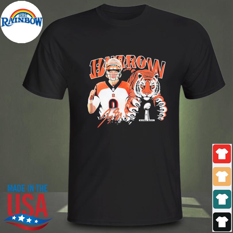 Official Welcome To The Jungle Joe Burrow Tiger King Signatures Shirt,  hoodie, sweater, long sleeve and tank top