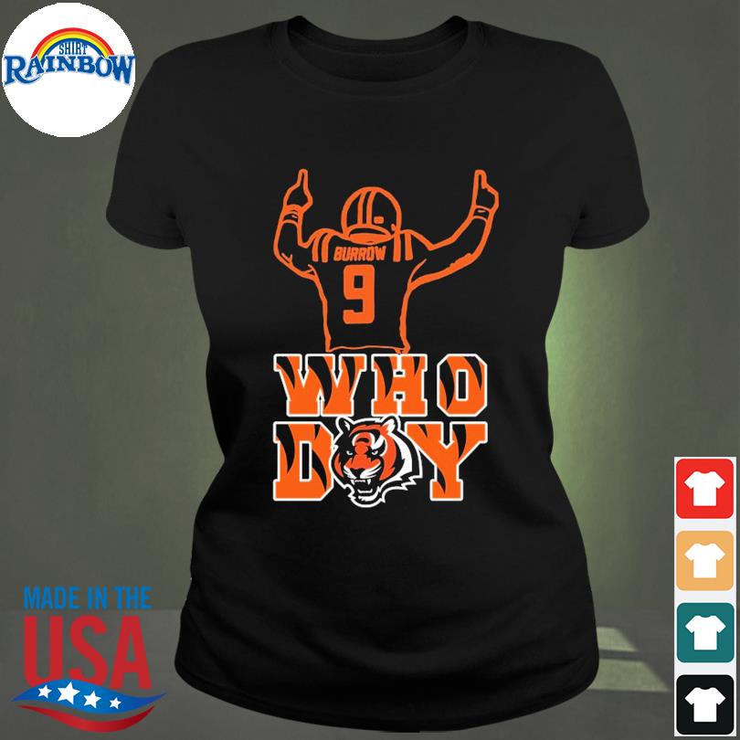 Joe Burrow Who Dey Bengals Super Bowl 2022 T-shirt - iTeeUS