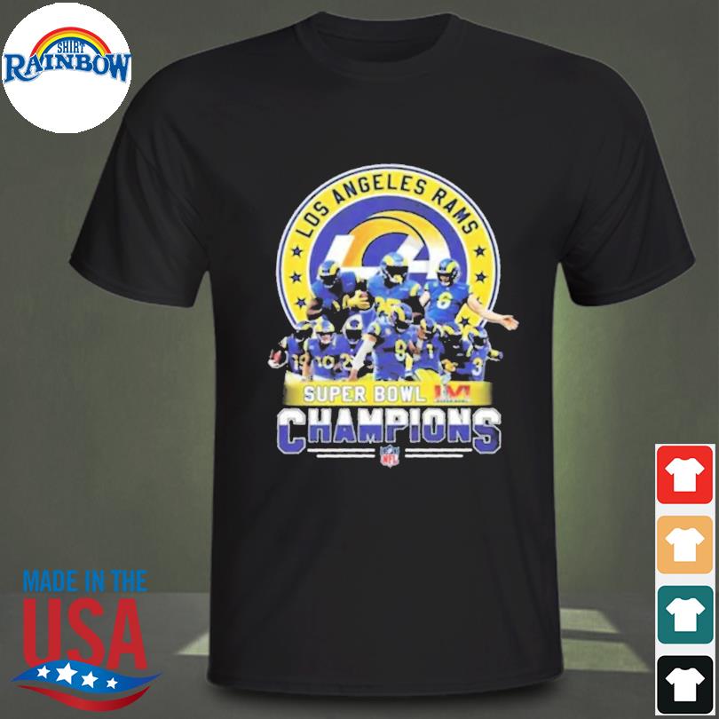 LA Rams Super Bowl LVI Champions signatures 2022 t-shirt, hoodie, sweater,  long sleeve and tank top