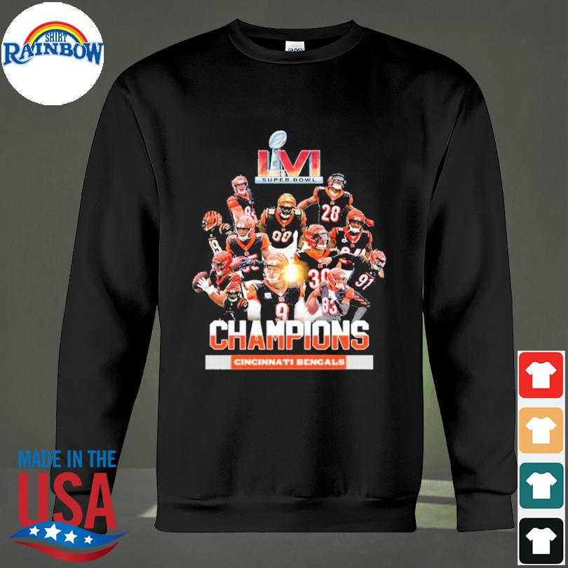 2022 LIV Super Bowl Champions Cincinnati Bengals Football Team Shirt,  hoodie, sweater, long sleeve and tank top