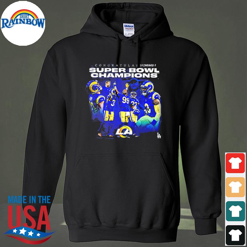 Los angeles rams congratulations super bowl champions shirt, hoodie,  sweater, long sleeve and tank top