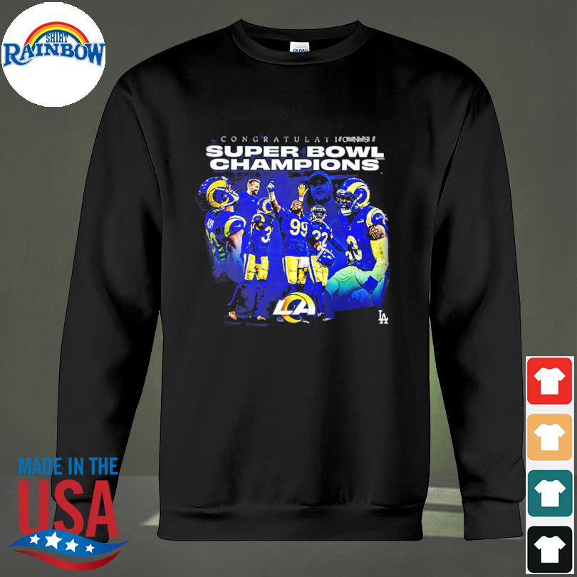 Los Angeles Rams Congratulations Super Bowl Champions T-Shirt