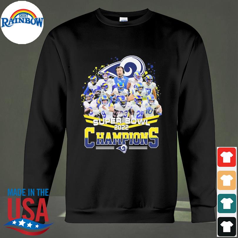 Los Angeles Rams Super Bowl 2022 Champions Team Players shirt, hoodie,  longsleeve tee, sweater