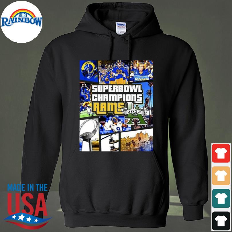 Official Los Angeles Rams 2021 2022 Super Bowl LVI Champions Signatures  Shirt, hoodie, sweater, long sleeve and tank top