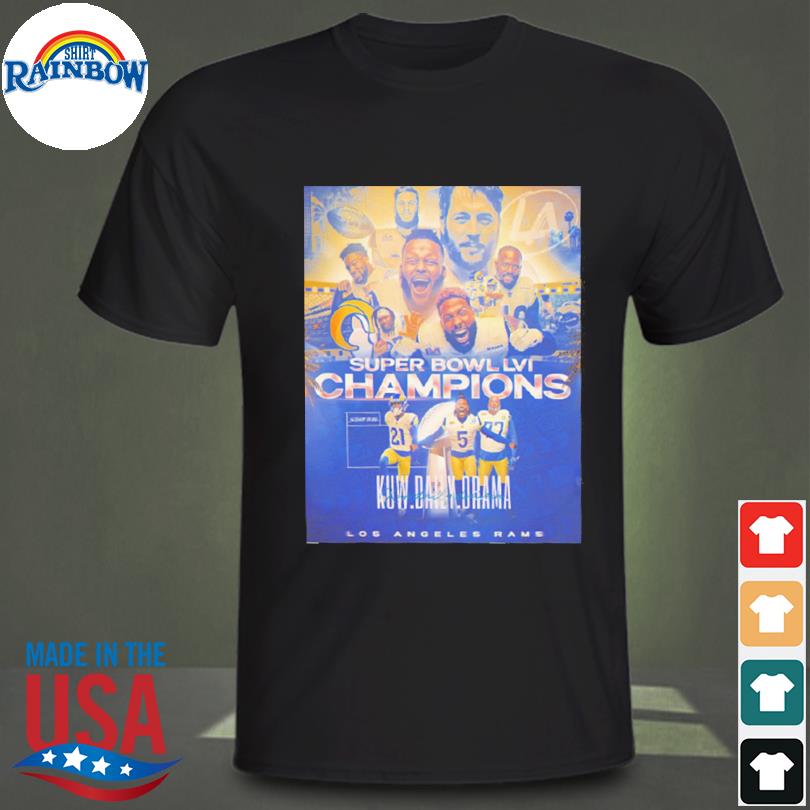 Los angeles LA rams super bowl 56 champions trophy 2022 shirt, hoodie,  sweater, long sleeve and tank top