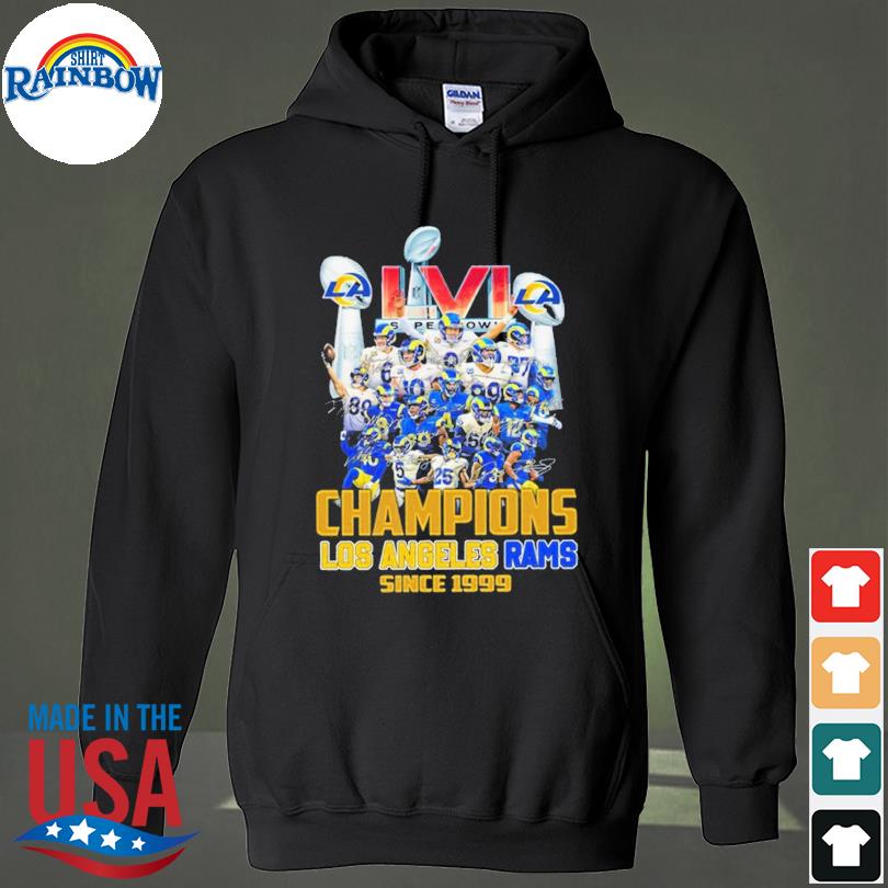 Los angeles LA rams super bowl 56 champions trophy 2022 shirt, hoodie,  sweater, long sleeve and tank top