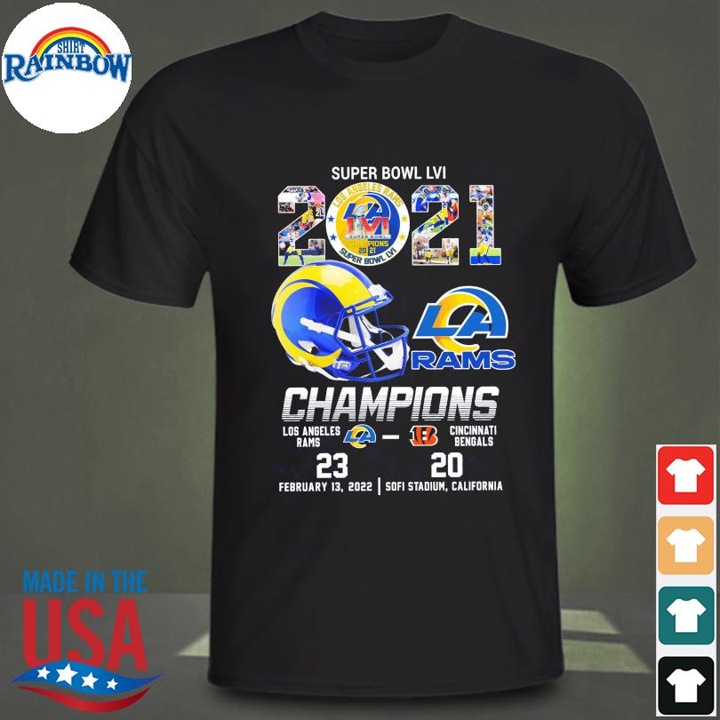 Los Angeles Rams Super Bowl LVI Champions 2022 Cincinnati 20 Rams 23 Shirt,  hoodie, sweater, long sleeve and tank top