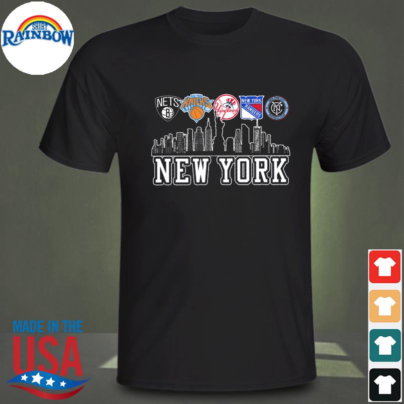 New York City Jets Knicks Yankees New York Rangers New York City shirt,  hoodie, longsleeve tee, sweater