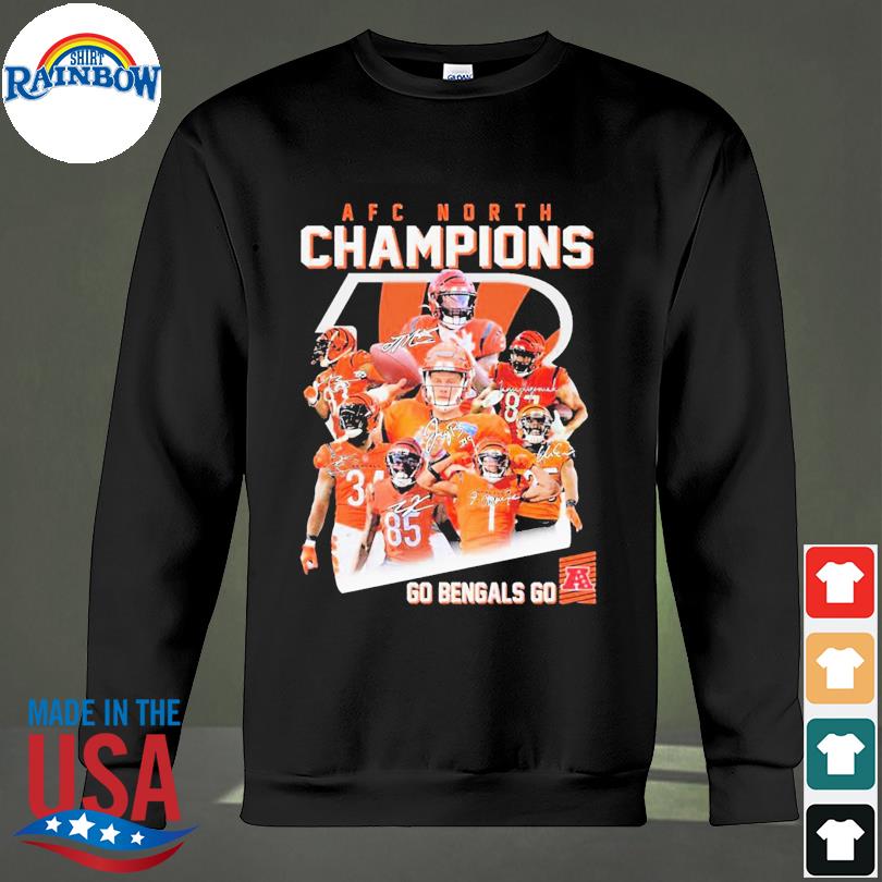 Official Cincinnati Bengals AFC North Division Champions shirt, hoodie,  sweater, long sleeve and tank top