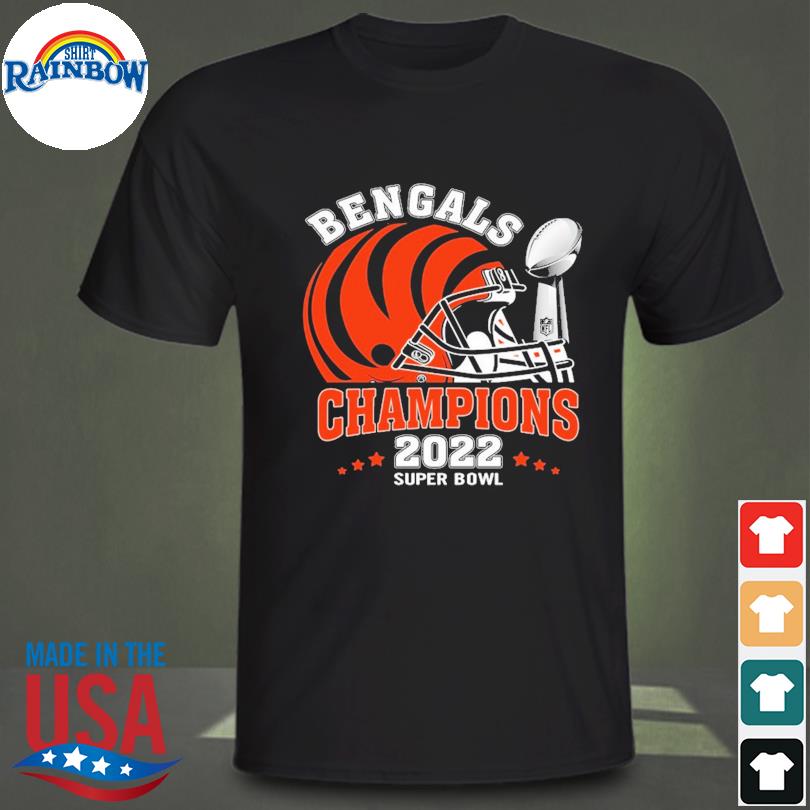 Official cincinnati Bengals Super Bowl Champion 2022 T-Shirt, hoodie,  sweater, long sleeve and tank top