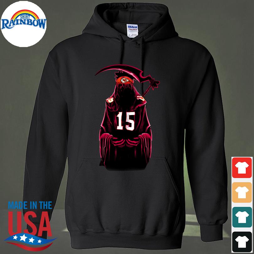 Official patrick mahomes ii grim reaper 2022 shirt, hoodie, sweater, long  sleeve and tank top