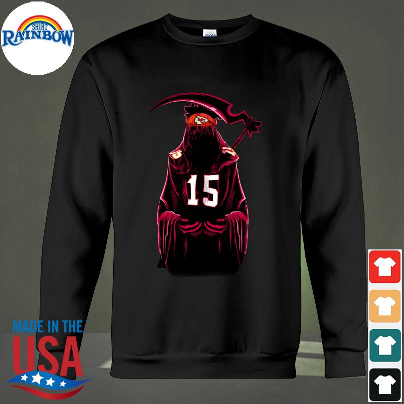 Official patrick mahomes ii grim reaper 2022 shirt, hoodie, sweater, long  sleeve and tank top