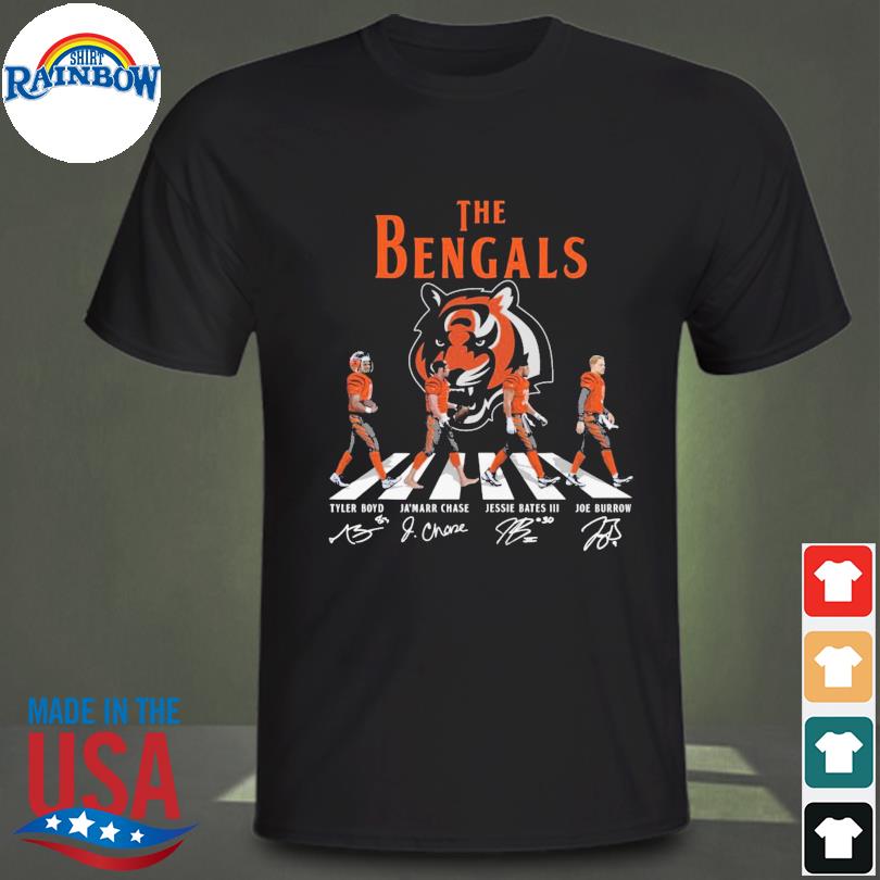 The Cincinnati Bengals Abbey Road Signatures T-Shirt, hoodie