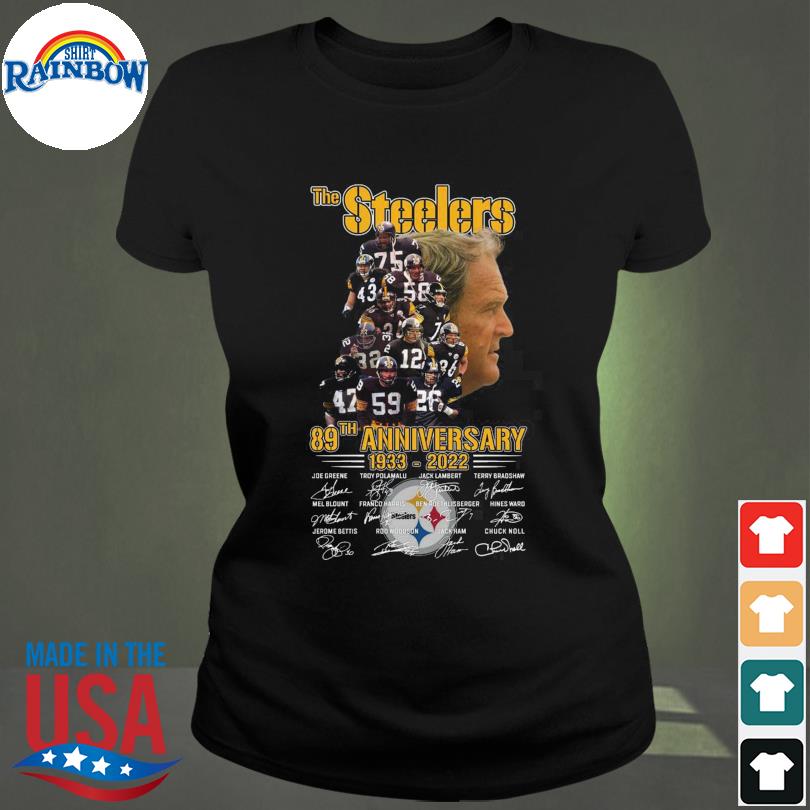 Pittsburgh Steelers 89th anniversary 1933-2022 t-shirt