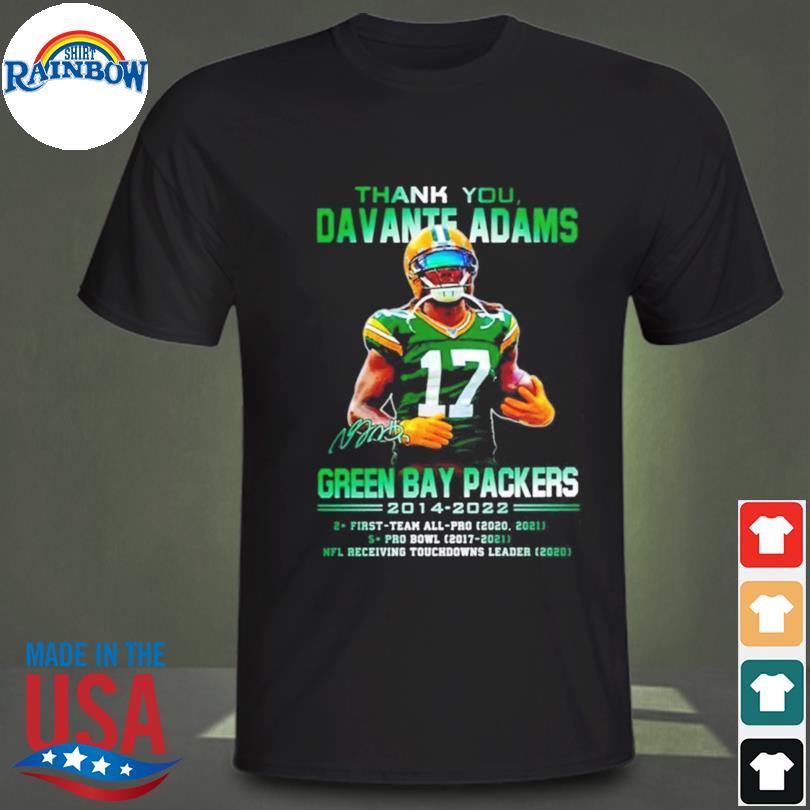 Davante adams green bay packers 2014-2022 nfl shirt, hoodie, sweater, long  sleeve and tank top