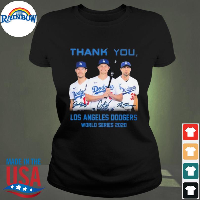 Thank You Los Angeles Dodgers World Series 2020 Champions Unisex T