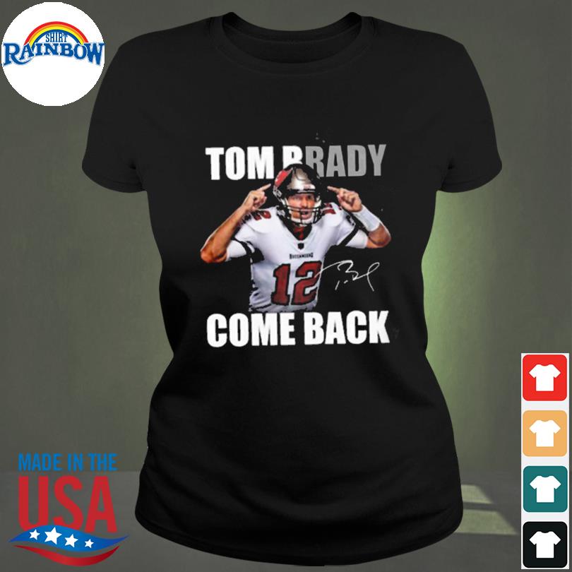 Tom Brady 12 Tampa Bay Buccaneers player signature football poster shirt,  hoodie, sweater, long sleeve and tank top