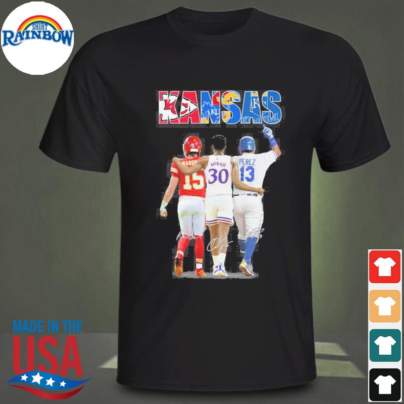 Kansas city Chiefs and Royals signatures Mahomes Perez shirt - Guineashirt  Premium ™ LLC
