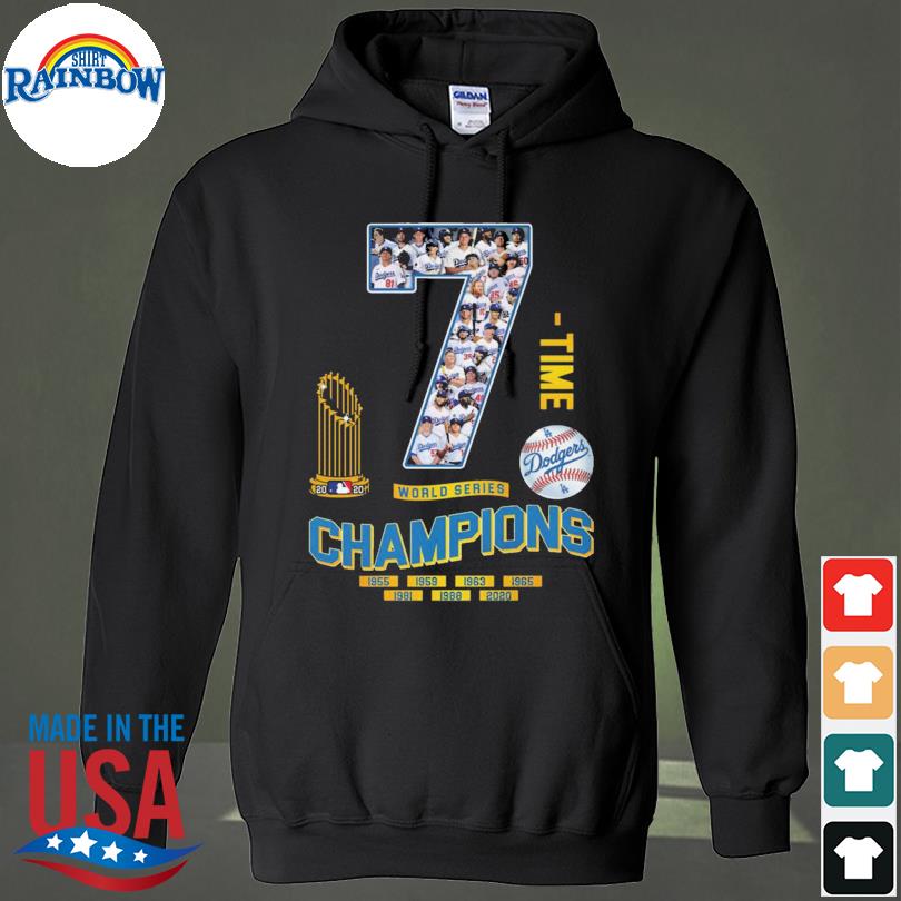 Los Angeles Dodgers 7 time world series Champions 1955 2020 shirt, hoodie,  sweater, long sleeve and tank top