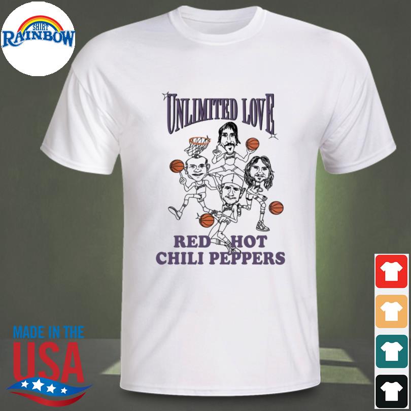 Los Angeles Lakers unlimited love red hot chili peppers shirt