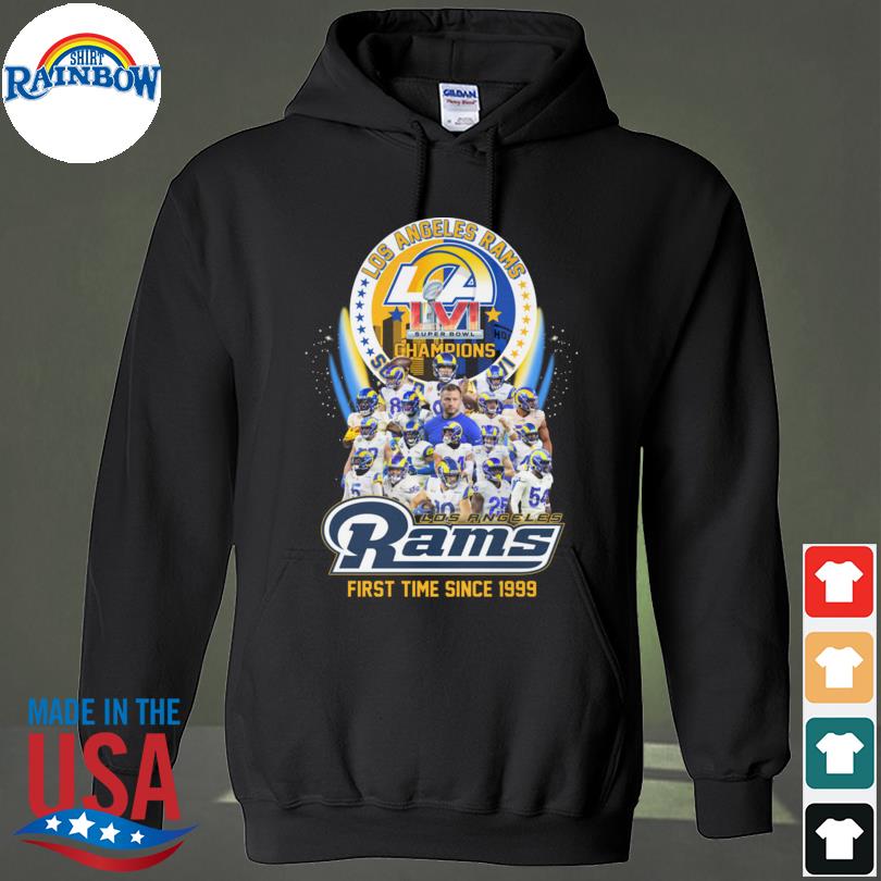 Los angeles rams super bowl 2022 champions first time since 1999 shirt,  hoodie, longsleeve tee, sweater