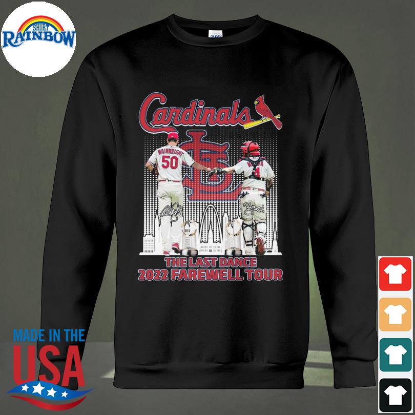 2022 St Louis Cardinals Farewell Tour Signatures The Last Dance T-Shirt  Gift