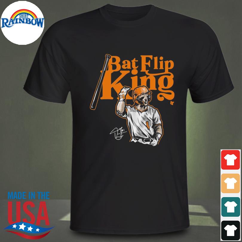 Buy now: Tennessee Vols baseball Drew Gilbert, Bat Flip King T