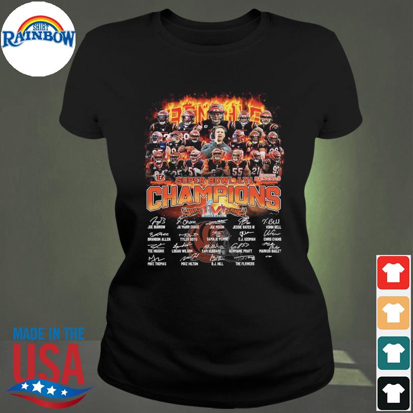 Cincinnati Bengals Super Bowl signature 2022 shirt, hoodie, sweater, long  sleeve and tank top