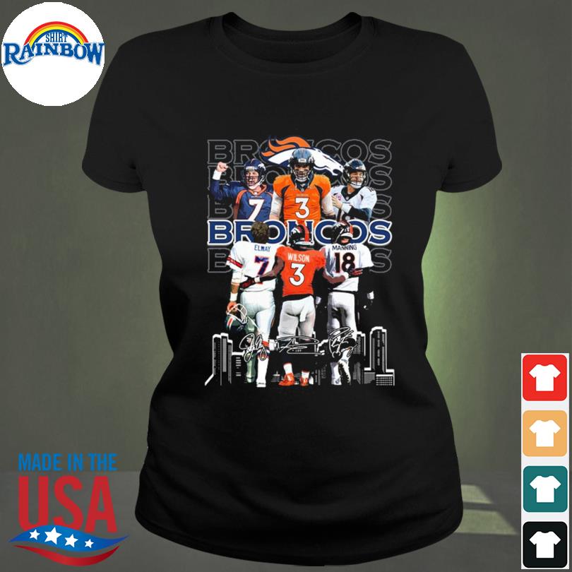 Name & Number Longsleeve Denver Broncos John Elway