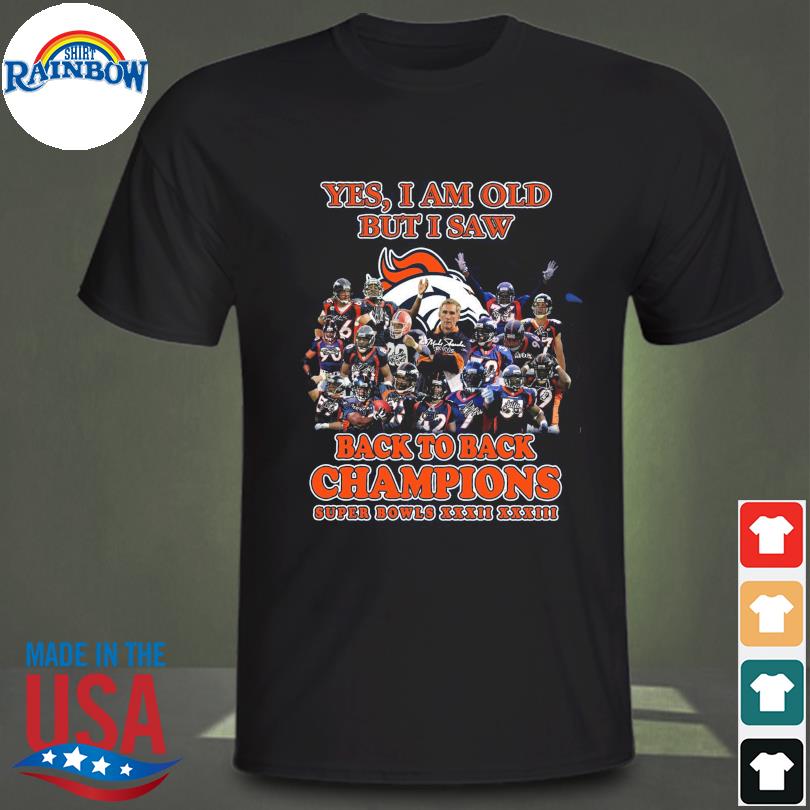 Super bowl champions denver broncos back 2 back shirt, hoodie, sweater,  long sleeve and tank top