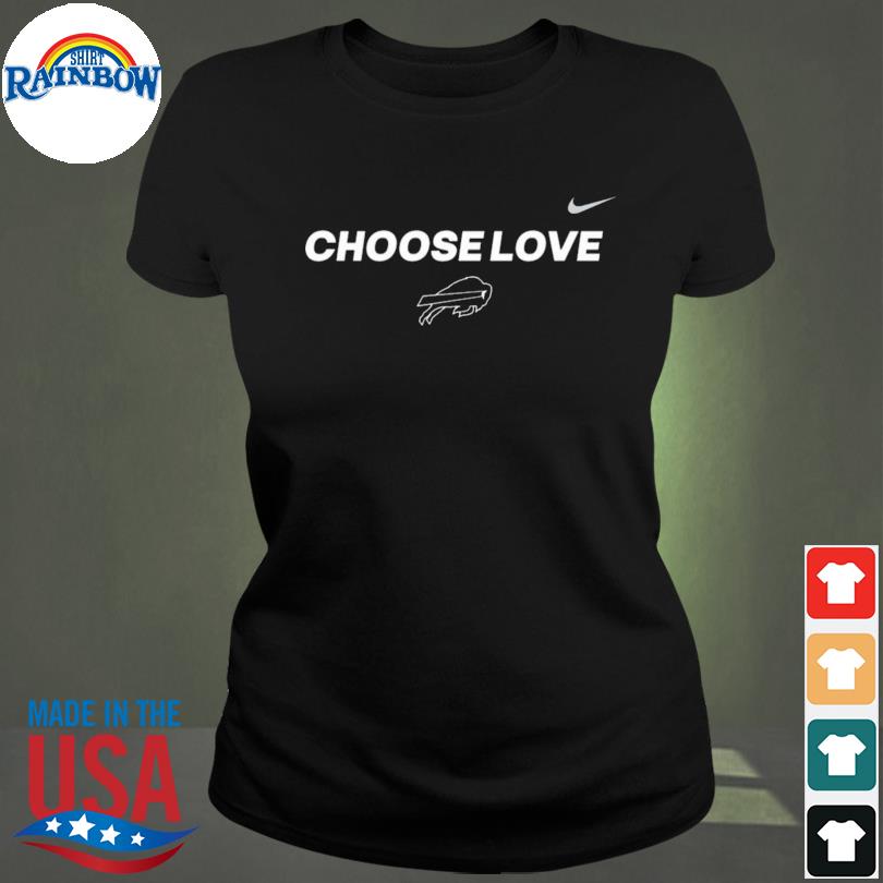 Stop Hate End Racism Choose Love Buffalo Bills T-shirt, hoodie