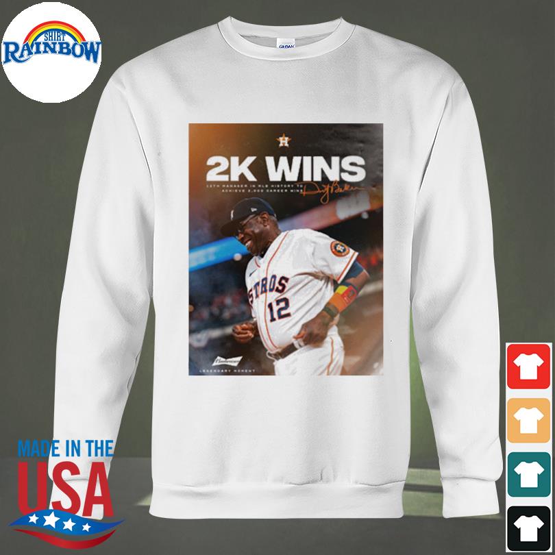 Dusty Baker Manager History To Win 2K Career Games Shirt, hoodie