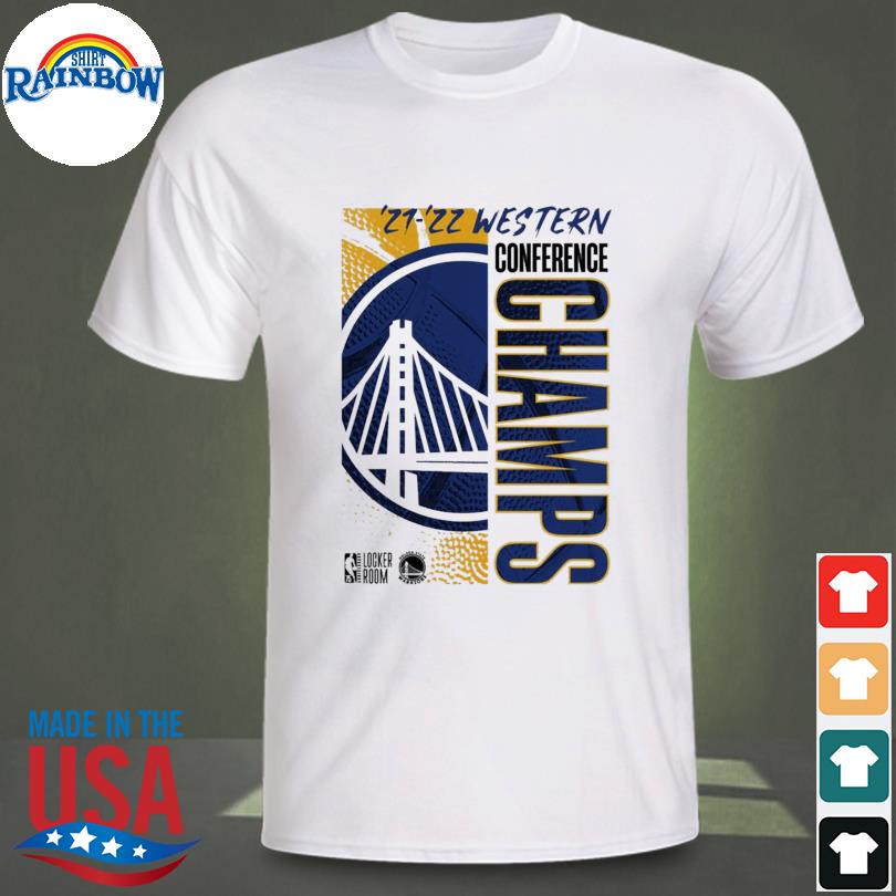 2022 Western Conference Champions Warriors Sign T-shirt