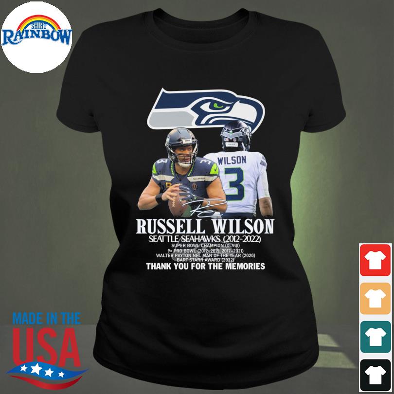 Russell Wilson Seattle Seahawks 2012 2022 Thank You For The, 52% OFF