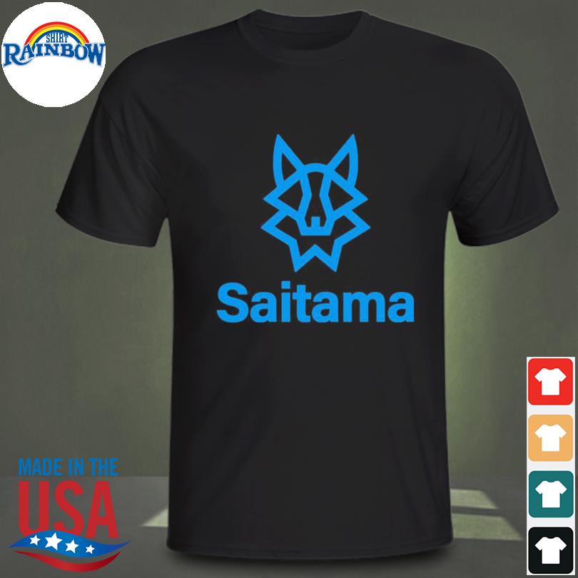 Saitama mkay blue logo long shirt