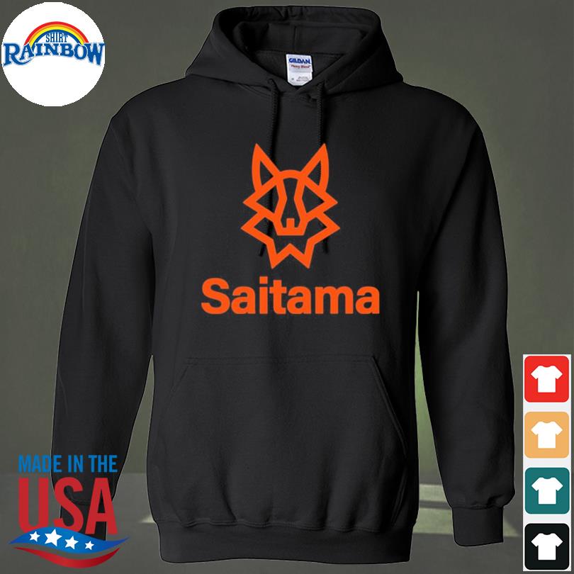 Saitama mkay orange logo hoodie