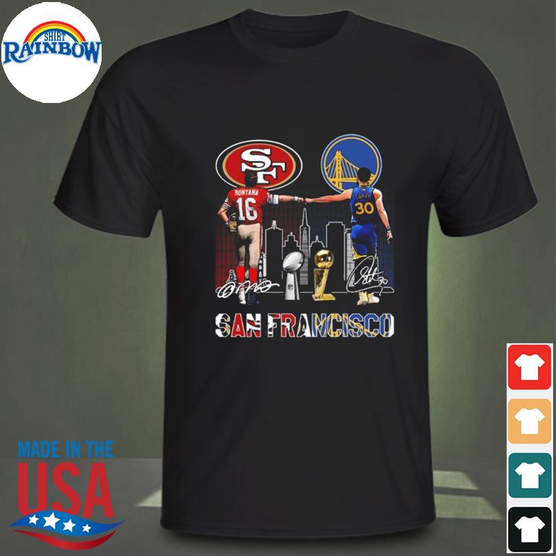 Champion 30 Stephen Curry Joe 16 Montana Buster 23 Posey signatures shirt,  hoodie, sweater, long sleeve and tank top