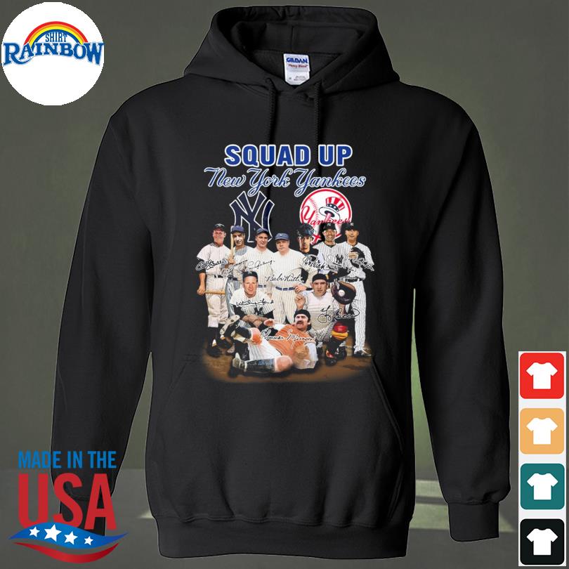 Squad up new york yankees legends signatures s hoodie