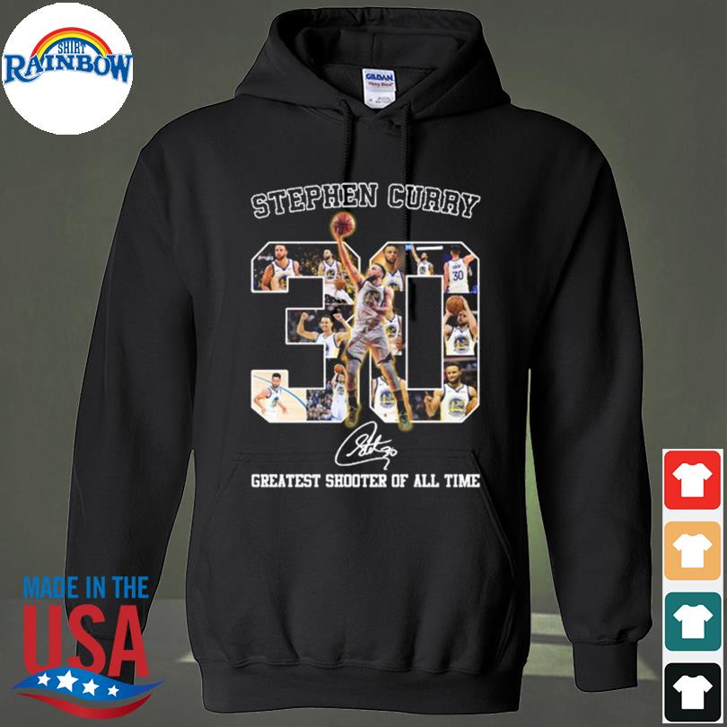 Stephen Curry greatest shooter of all time signatures s hoodie