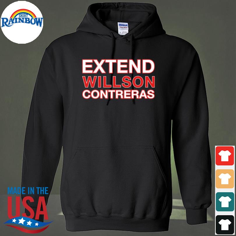 Chicago cubs extend willson contreras shirt, hoodie, longsleeve tee, sweater