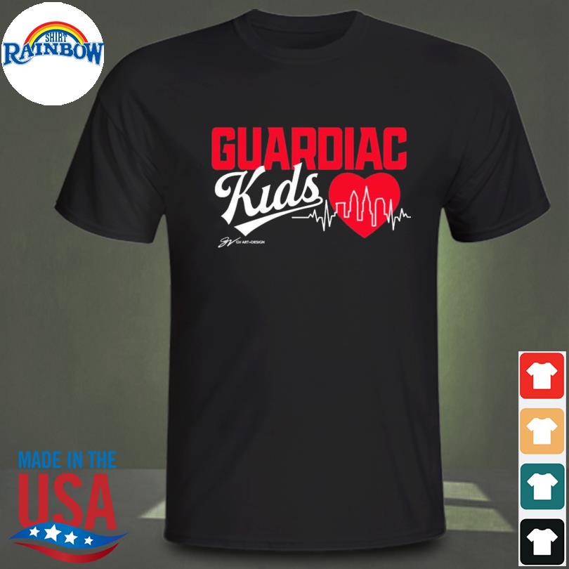 Cleveland guardians kids heartbeat shirt, hoodie, longsleeve tee